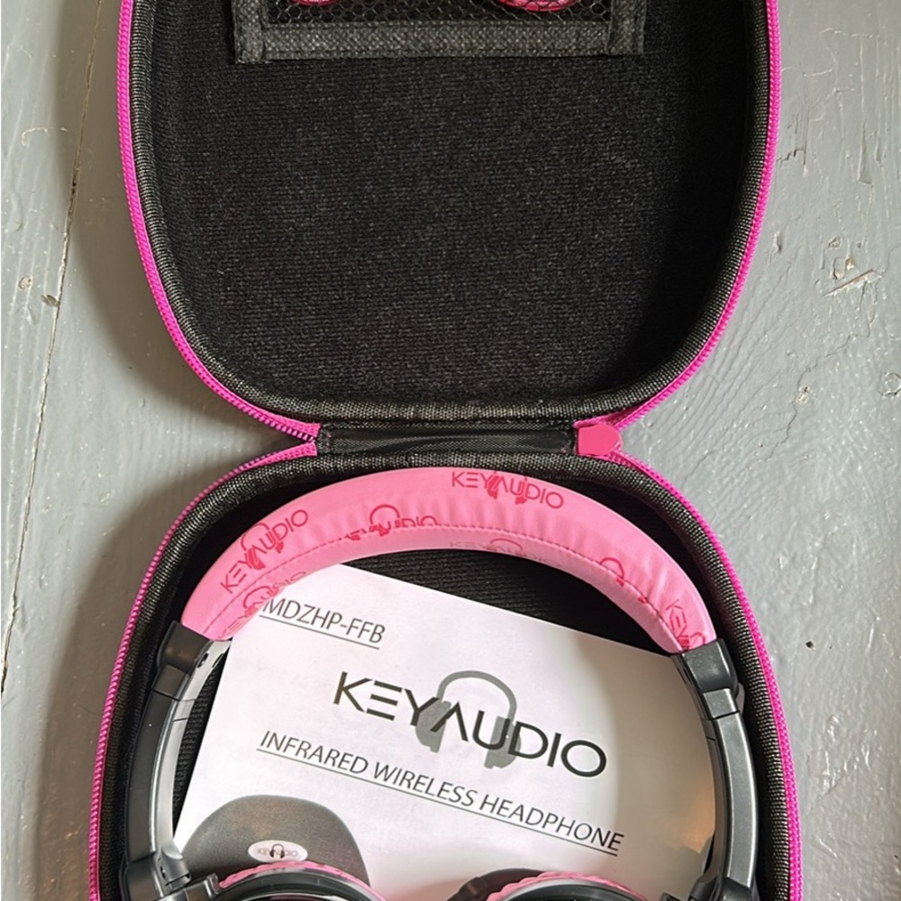 Pink Wireless Headphones